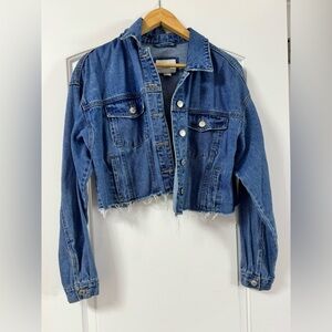 Forever 21 Cropped Jean Jacket